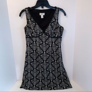 LOFT Ann Taylor size 0 mini print dress petite summer wedding guest summer